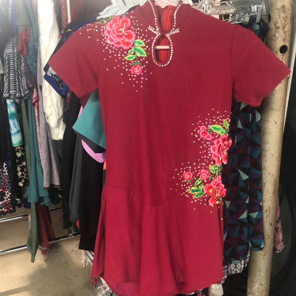 Women figure skating dress